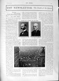 Original Old Antique Print 1901 Reid Powell Mansion House Prince Wales Charing