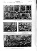 Original Old Antique Print 1901 Proclamation King Edward Statue Alfred Hamo