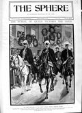 Original Old Antique Print 1901 King Edward Funeral March Queen Victoria London