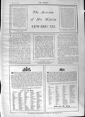 Old Antique Print 1901 Accession King Edward Portsmouth Dover Dieu Hall 20th