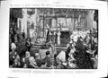Antique Old Print 1901 Burial Queen Victoria Windsor Coffin Wreath Choate 20th