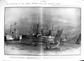 Original Old Antique Print 1901 German Emperor Ship Hohenzollern Port Victoria
