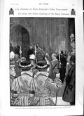 Old Antique Print 1901 King Edward Parliament Duke Cambridge Lord Roberts 20th