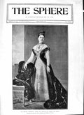 Original Old Antique Print 1901 Empress Frederick Portrait Baron Angeli 20th