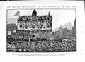 Original Old Antique Print 1901 King Edward Cape Town Africa Dead Lady Story