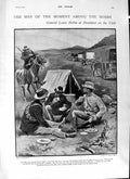 Original Old Antique Print 1901 General Louis Botha Veldt War Ships Ophir Juno