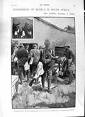 Original Old Antique Print 1901 Siers Looting Store Africa War Forbes Stewart