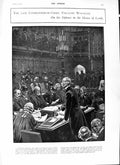 Original Old Antique Print 1901 Viscount Wolseley House Lords Ophir Portsmouth