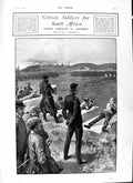 Original Old Antique Print 1901 Aldershot Siers Shooting Mrs Graham Menzies Dog