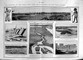 Old Antique Print 1901 Great Nile Dams Assouan Egypt Nectanebo Colannade 20th