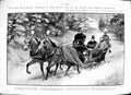 Original Old Antique Print 1901 King Edward Emperor Horses Sledge Friedrichsh3
