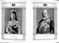 Old Antique Print 1901 Portrait King Edward Queen Alexandra Court Dress 20th