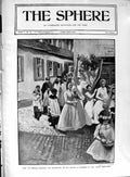 Original Old Antique Print 1901 Empress Frederick Eastertide Cronberg Taunus