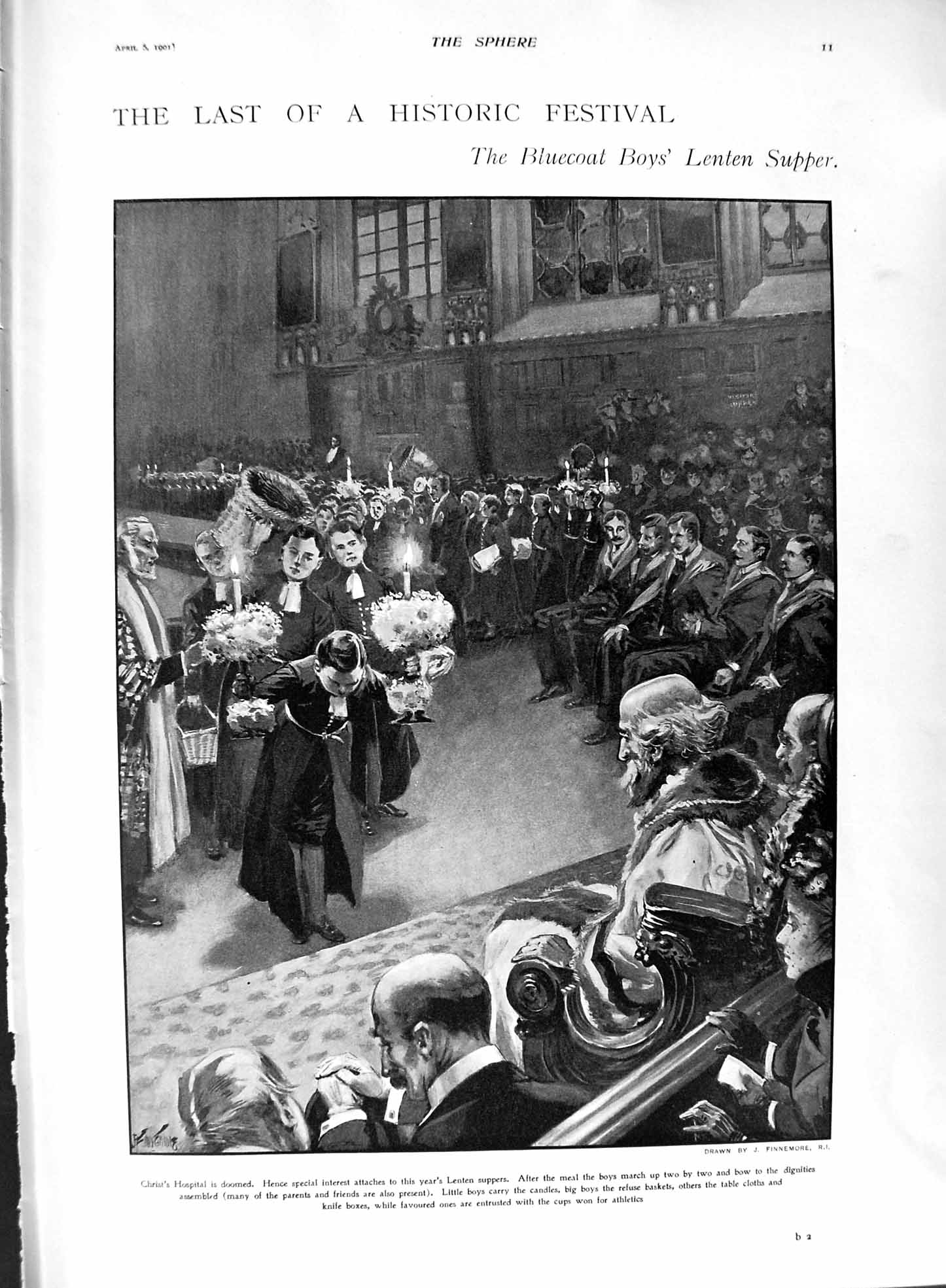 Original Old Antique Print 1901 Bluecoats Lenten Supper Petroleum Oil Well Baku