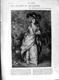 Original Old Antique Print 1901 Duchess Devonshire Hungarian Parliament Danube