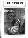Old Antique Print 1901 Mrs Langtry Marie Antoinette Theatre Westminster 20th
