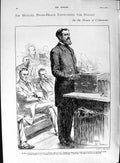 Old Antique Print 1901 Michael Hicks-Beach Commons Football Palace Pekin 20th