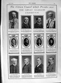 Old Antique Print 1901 Glasgow Gainlay Paterson Arrol Muir Monument Donne 20th