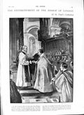 Old Antique Print 1901 Bishop London Winnington-Ingram Glasgow University 20th