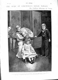 Old Antique Print 1901 Duke Cornwall Children Globe Cardinal Soschi Volpe 20th