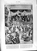 Old Antique Print 1901 London Children May Day Guild Play Lord Harris Gow 20th