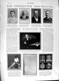 Original Old Antique Print 1901 Kennedy Halliwell Africa Medal Alexandra Palace