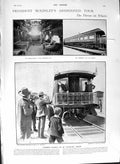 Old Antique Print 1901 America Mckinley Train Olympia Sample Sarah Pelham 20th