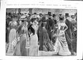 Old Antique Print 1901 Royal Academy Art Sunday Church Parade Rotten Row 20th