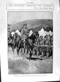 Old Antique Print 1901 Lord Kitchener Elandsfontein Buchanan Bond Portman 20th