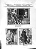 Original Old Antique Print 1901 Fortescue-Bricklade Theatre Winifred Mohwinkel