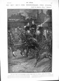 Old Antique Print 1901 Whitefriars Fire Engine Dane Dog Baron Ascot Train 20th