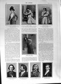 Original Old Antique Print 1901 Theatre Moore Nielsen Cheatham Kubelik Busoni