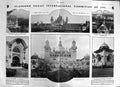 Old Antique Print 1901 Glasgow Exhibition Japanese Pavilion Duchess Fife 20th