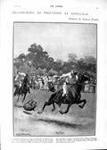 Old 1901 Pig-Sticking Ranelagh Horses Sport Brown-Potter Athletics Co Victorian