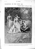 Old 1901 Shakspere Twelfth Night Regent'S Park Greet Theatre Holman H Victorian