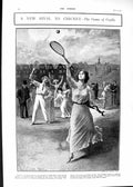 Old 1901 Gryllo Double-Wicket Cricket Sport Louise Imogen Guiney Poet Victorian