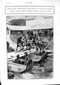Old 1901 Military Bridging Practice Earl'S Pontoon Bridge Ranfurly Du Victorian