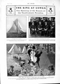 Old 1901 King Cowes Yacht Britannia Osborne Ship Discovery Lightning Victorian