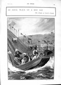 Old 1901 Scene Water Chute Earls Court Family Entertainment Arthur Ga Victorian