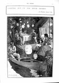 Old 1901 Camping River Boat Thames Blenheim Chamberlain Balfour House Victorian