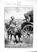 Old 1901 Pet Monkey Leicestershire Yeomanry War Count Waldersee Kobe Victorian