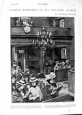 Old 1901 London Workgirls Hallows Church Catholic Cathedral Westminst Victorian