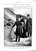 Old 1901 Duke Cornwall Zealand Caledonian Society Dunedin Lord Tennys Victorian