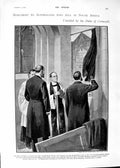 Old 1901 Duke Cornwall Lord Tennyson Peter'S Cathedral Adelaide Austr Victorian