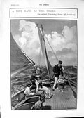 Old 1901 Yacht Scene Southend Constance Collier Firefly Lady Theatre Victorian