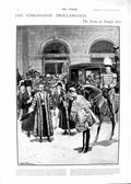 Old 1901 Coronation Proclamation Temple Bar Royal Exchange Burke Lord Victorian