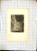 Old Ely Cathedral Interior Nave 1836 Architecture Garland Winkles Eng 19th