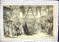 Original Old Antique Print Gmark'S Opera Queen Sheba End Act1880