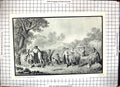 Old Antique Print Heinrich Pfenninger Woman Piano Daniel Lafond Working