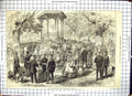 Old 1872 German Military Music Band Promenade At Rhemis Entertainment Victorian